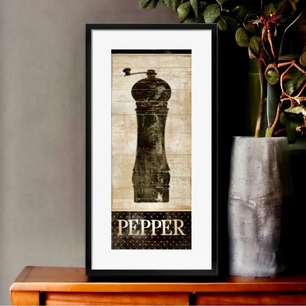 Framed Pepper Print by Daphne Brissonnet